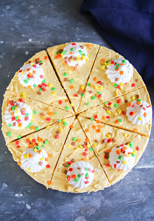 thanksgiving dessert - Easy No-Bake Pumpkin Cheesecake