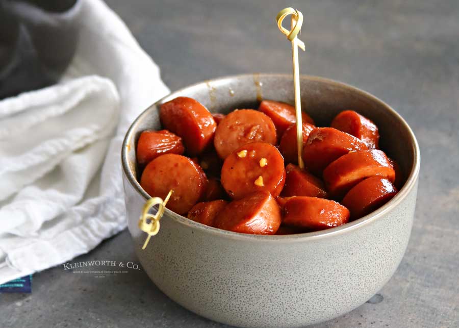recipe for Slow Cooker Sweet & Spicy Sausage