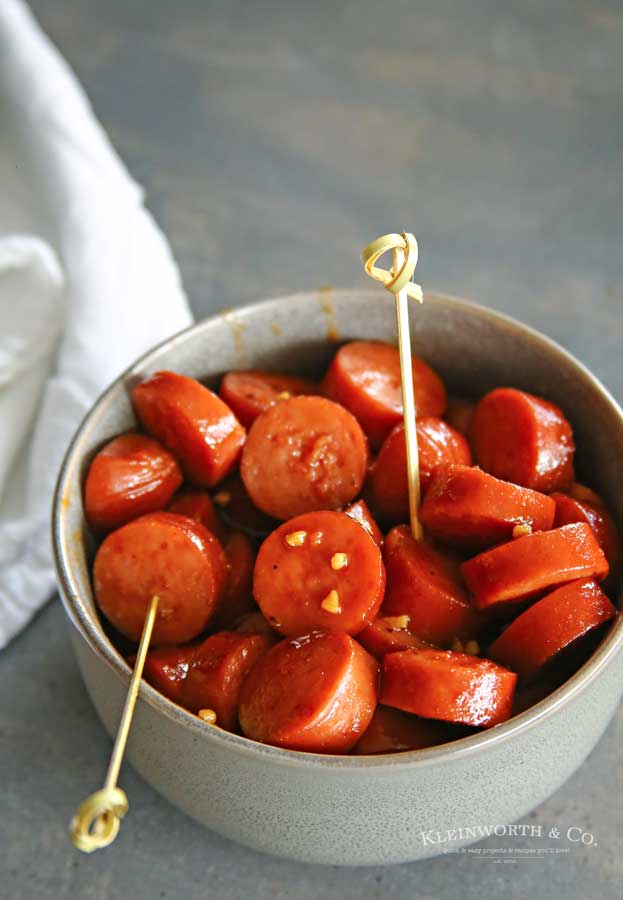 Game Day - Slow Cooker Sweet & Spicy Sausage