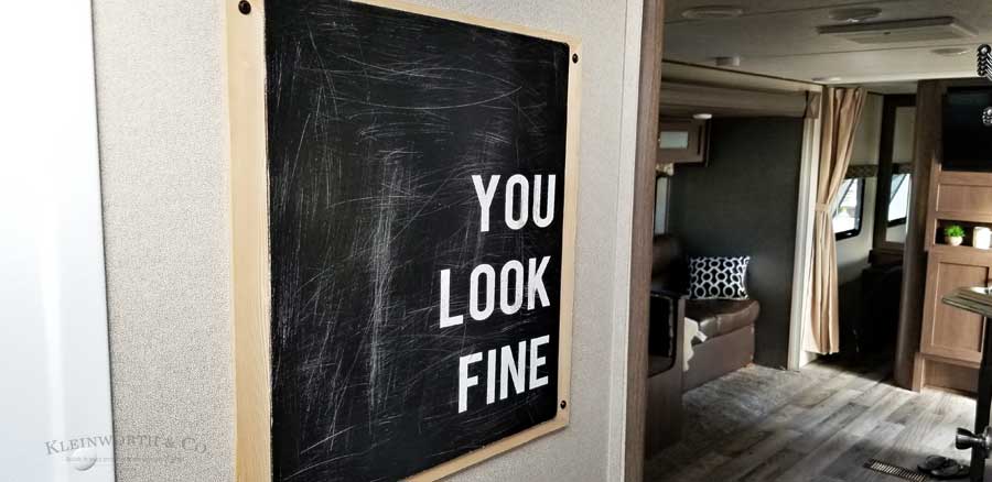 Cricut Vinyl Project - You Look Fine - Bath Art