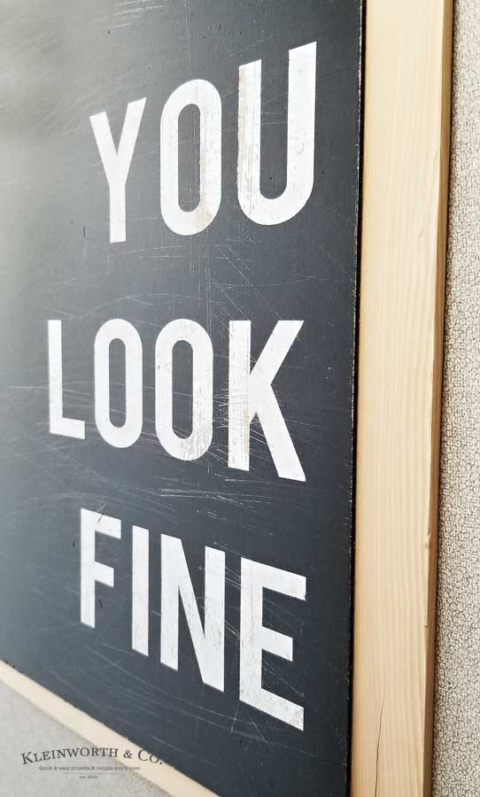 bathroom decor - You Look Fine - Bath Art- Cricut Project