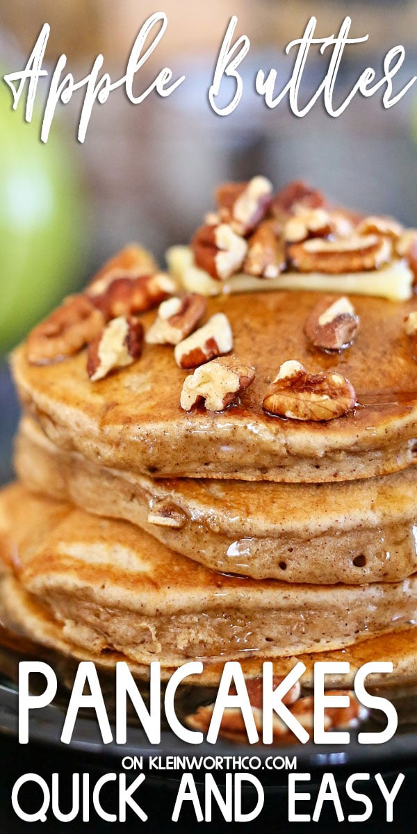 Apple Butter Pancakes