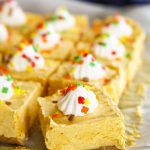 No-Bake Pumpkin Cheesecake Bars Dessert