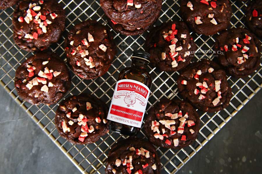 Recipe for Dark Chocolate Peppermint Cookies