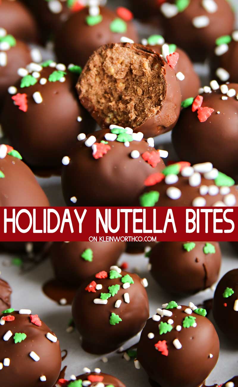 Holiday Nutella Bites