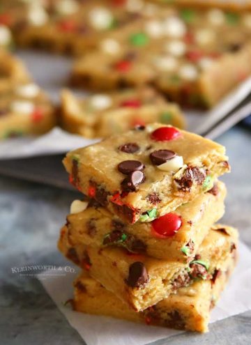 Holly Jolly Cookie Bars recipe