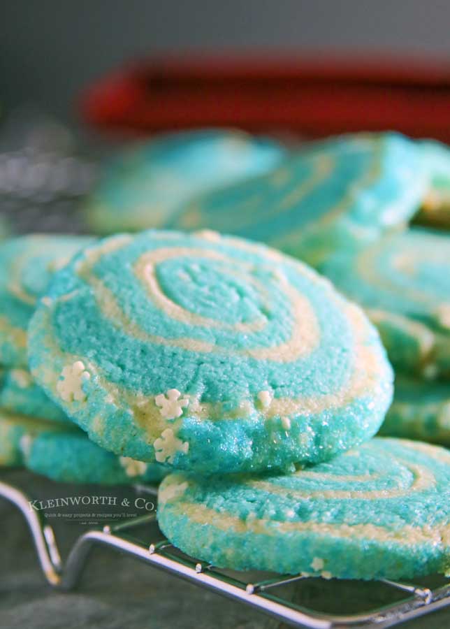 Holiday cookies - Jack Frost Pinwheel Cookies