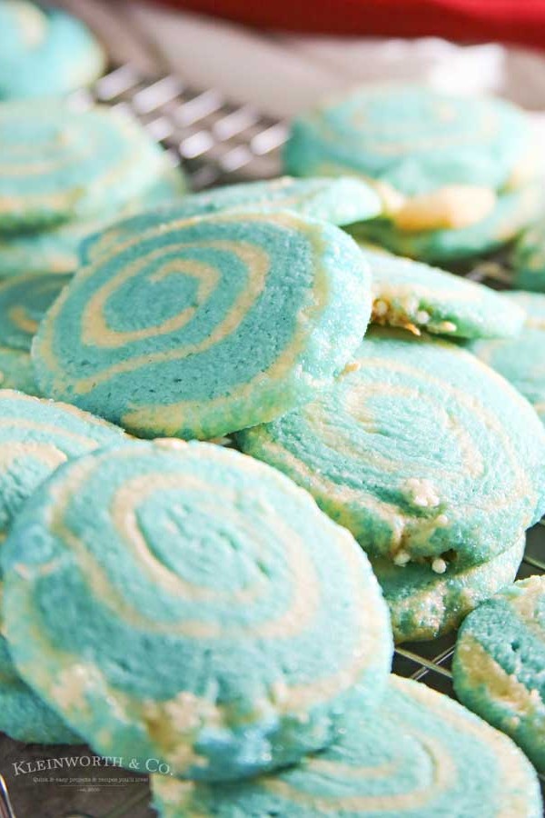 How to make Jack Frost Pinwheel Cookies