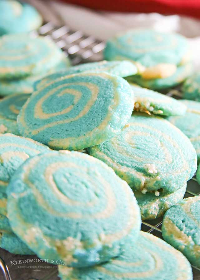 How to make Jack Frost Pinwheel Cookies