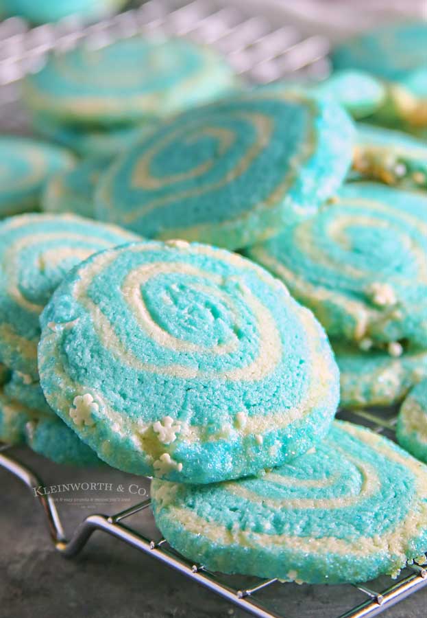 Jack Frost Pinwheel Cookies recipe