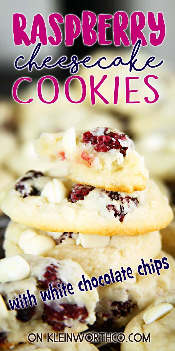 Raspberry Cheesecake Cookies