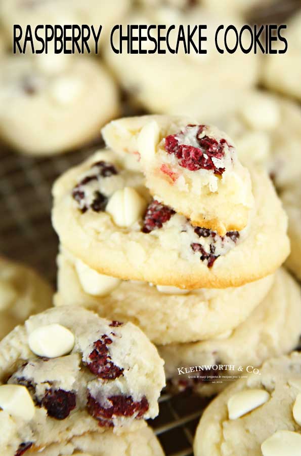 Raspberry Cheesecake Cookies - Taste of the Frontier