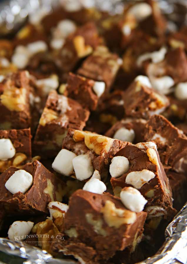 Recipe for Rocky Road Fudge