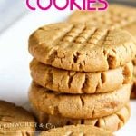 3-Ingredient Peanut Butter Cookies