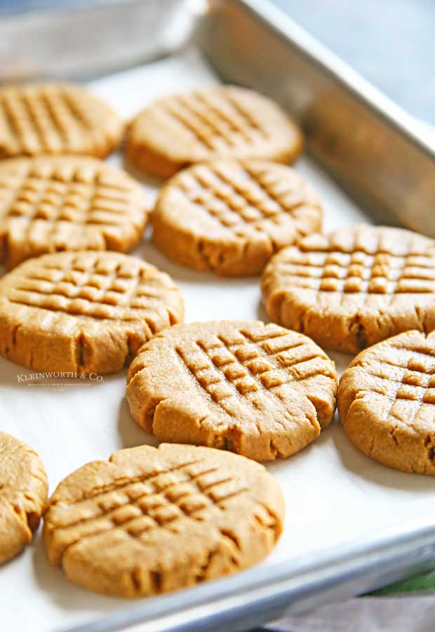 3 Ingredient Peanut Butter Cookies No Egg / Three Ingredient Peanut Butter Cookies Recipe ...