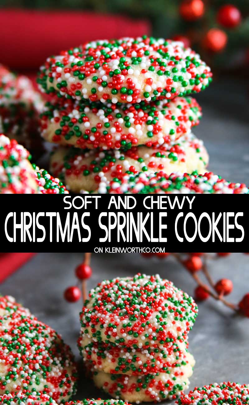 Christmas Sprinkle Cookies