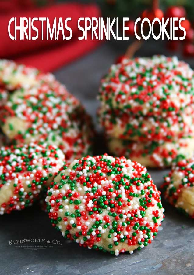 Christmas Sprinkle Cookies