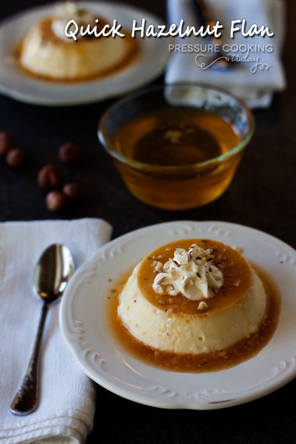 Quick and Easy Hazelnut Flan