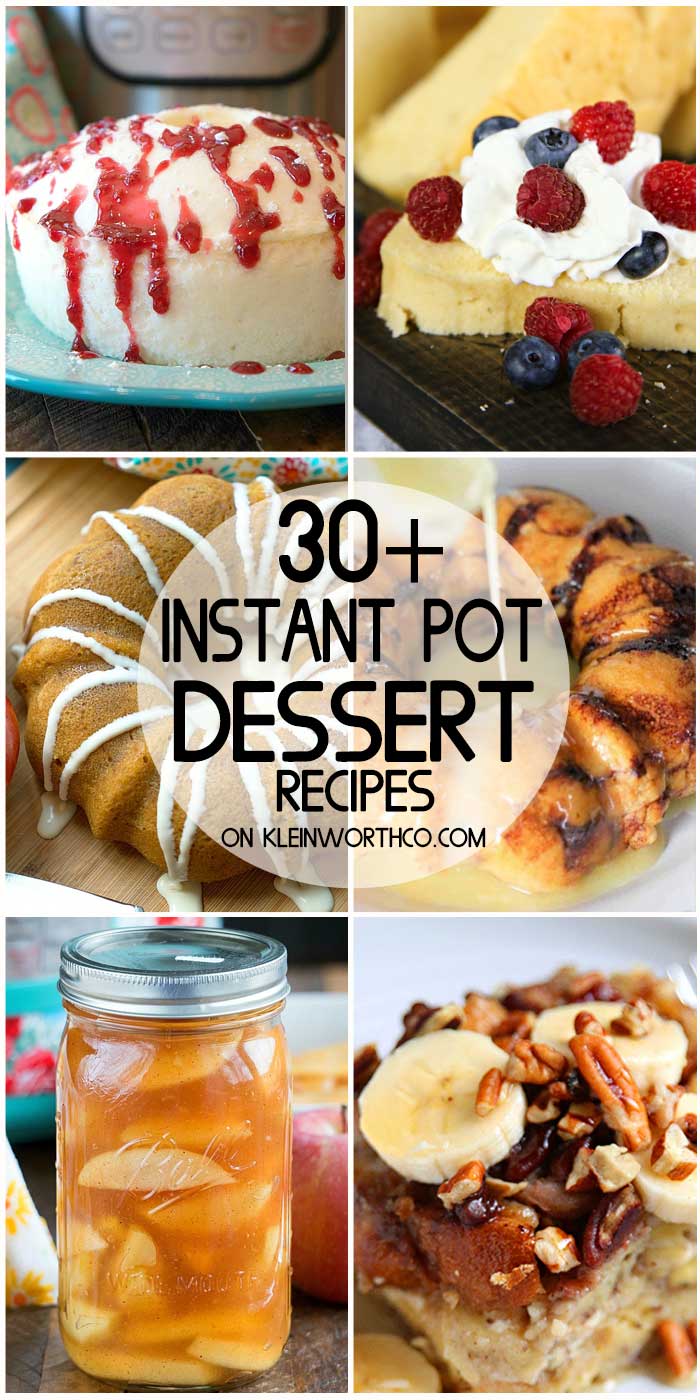 Instant Pot Dessert Recipes