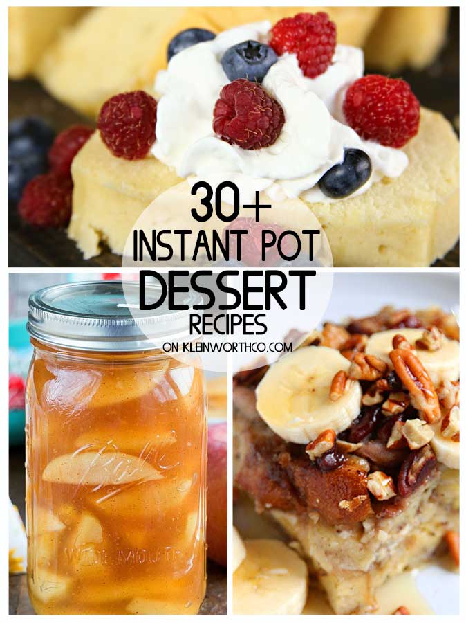 Instant Pot Dessert Recipes