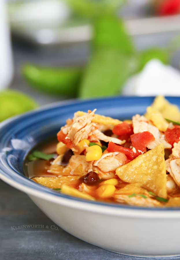 Instant Pot Chicken Tortilla Soup recipe