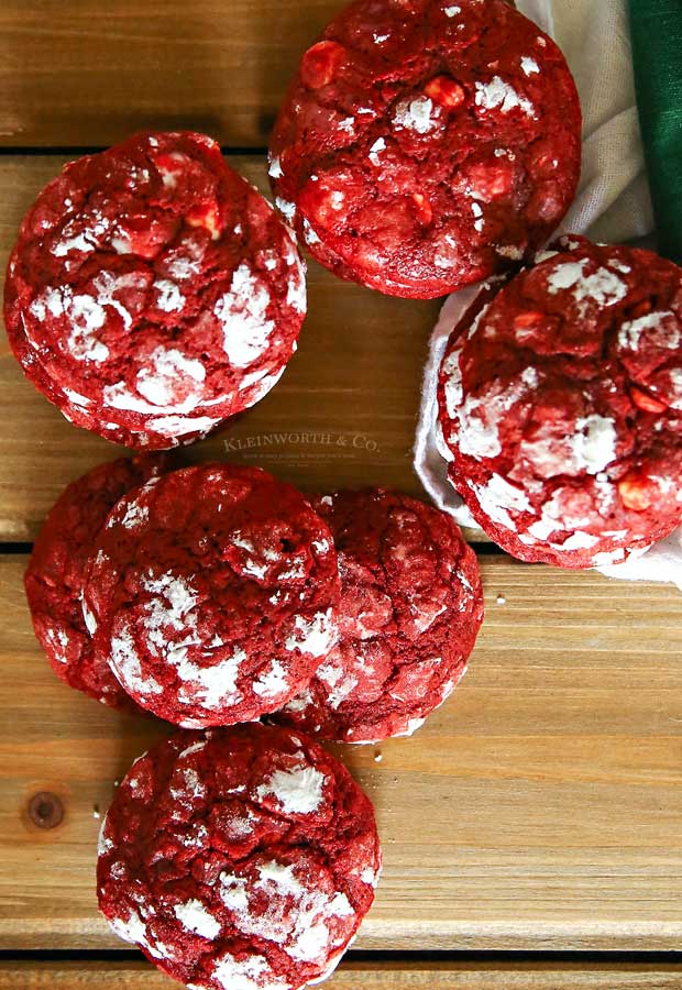 how to make Red Velvet Crinkle Cookies