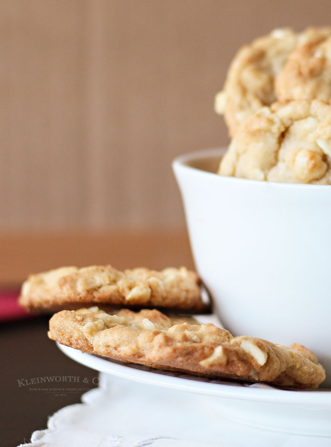 Soft and Chewy White Chocolate Macadamia Nut Cookies