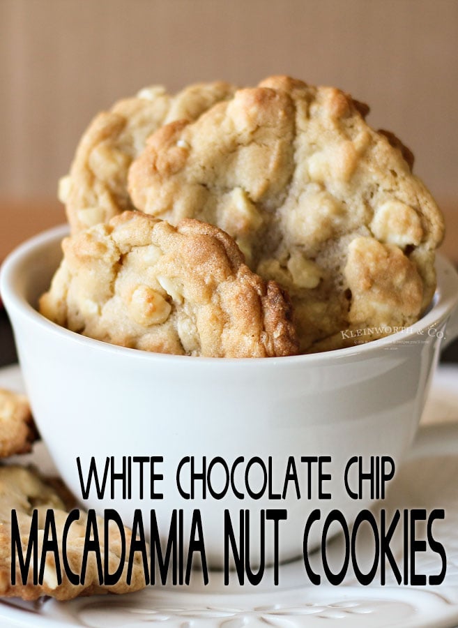 White Chocolate Macadamia Nut Cookies