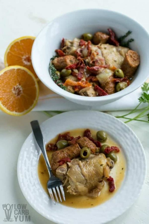 Basque Citrus Herb Chicken Chorizo