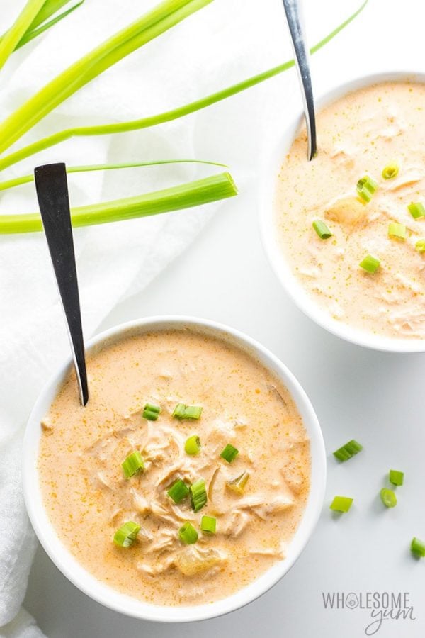 Low Carb Buffalo Chicken Soup