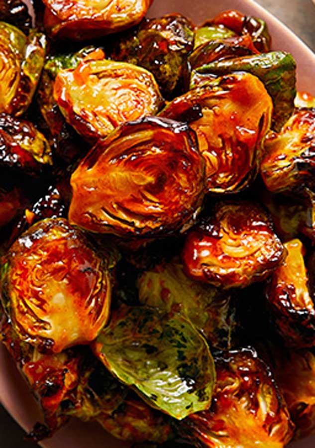 Air Fryer Brussels Sprouts holiday recipe