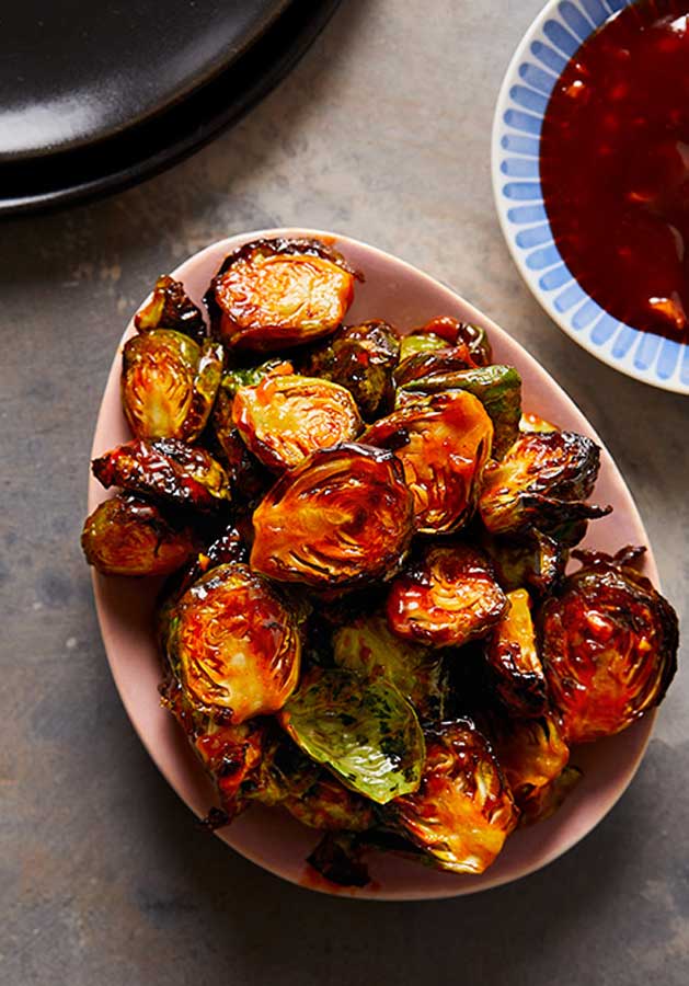 Air Fryer Brussels Sprouts side dish