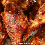 Air Fryer Apricot Glazed Chicken Drumsticks