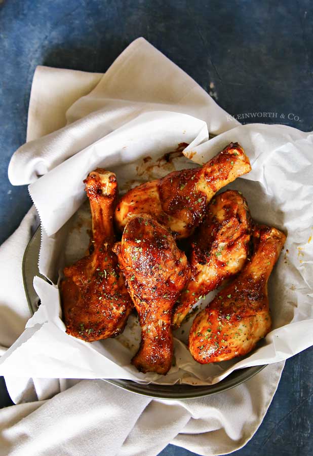 Air Fryer Apricot Glazed Chicken Drumsticks recipe