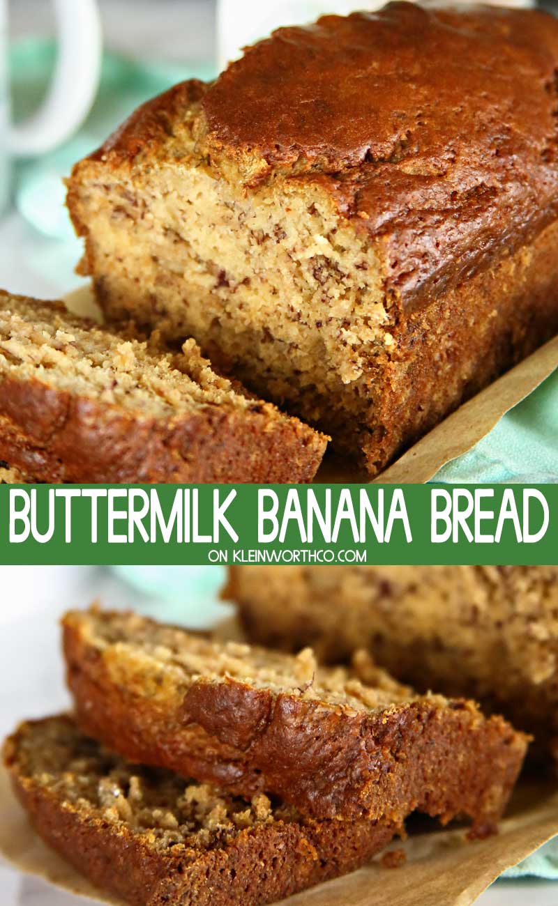 Buttermilk Banana Bread - Taste of the Frontier