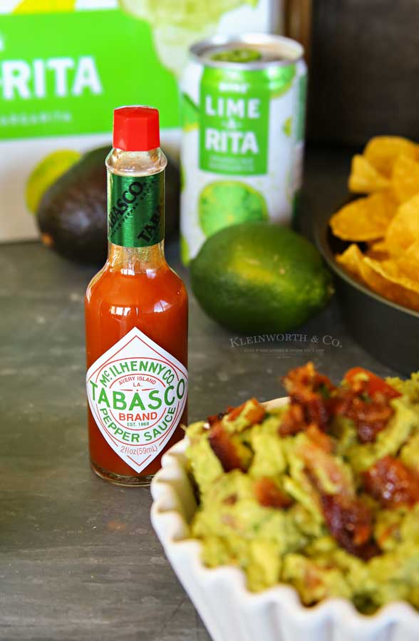 Easy Bacon Guacamole with Tabasco