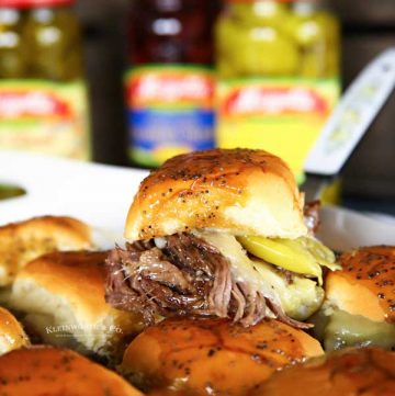 Pressure Cooker Italian Beef Sliders Recipe