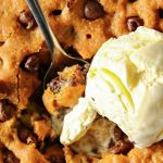 Air Fryer Chocolate Chip Skillet Cookie