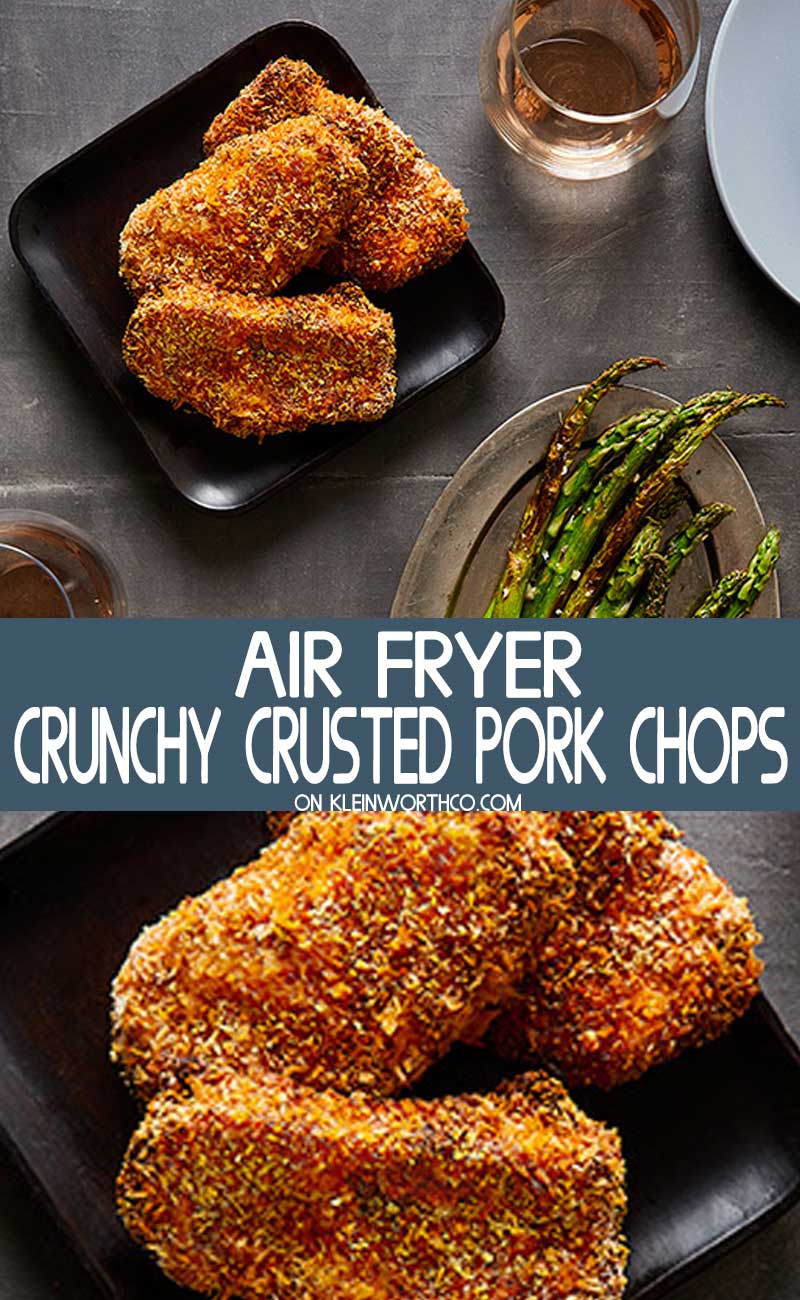 Air Fryer Panko Crusted Pork Chops