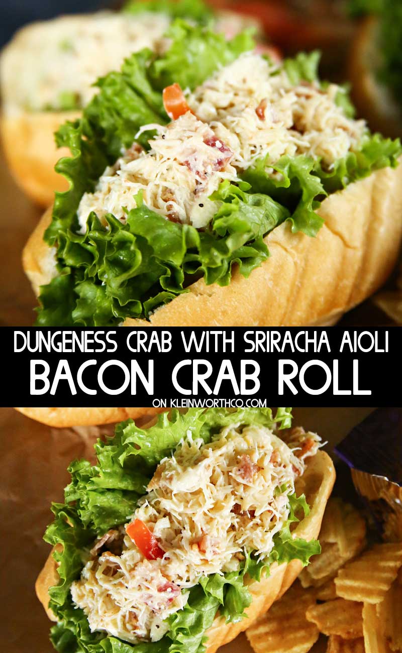 Easy Bacon Crab Roll