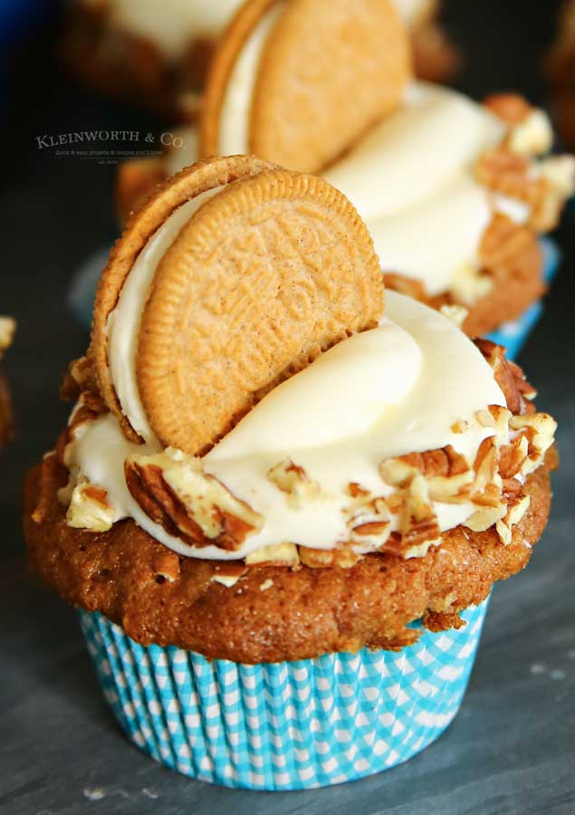 How to make Carrot Cake Cupcakes with Cream Cheese Frosting