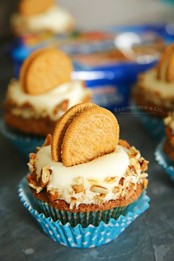 Carrot Cake Cupcakes with Cream Cheese Frosting recipe