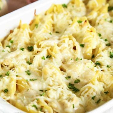 How to make Chicken Alfredo Stuffed Shells