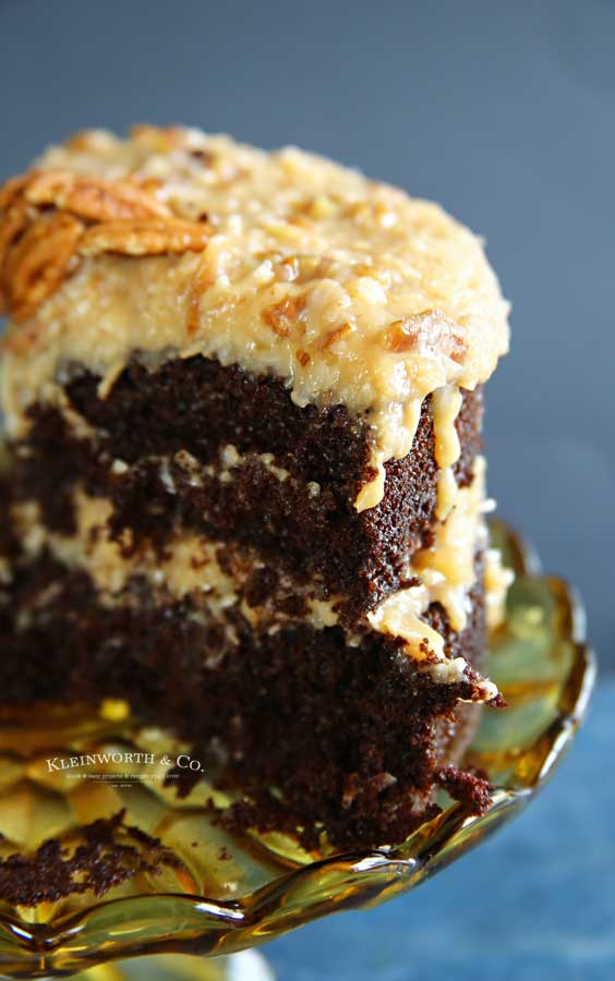 Best German Chocolate Cake and frosting