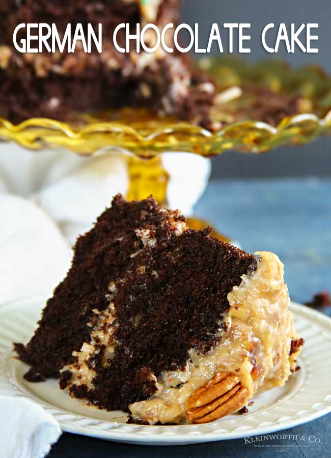 Best German Chocolate Cake - Kleinworth & Co