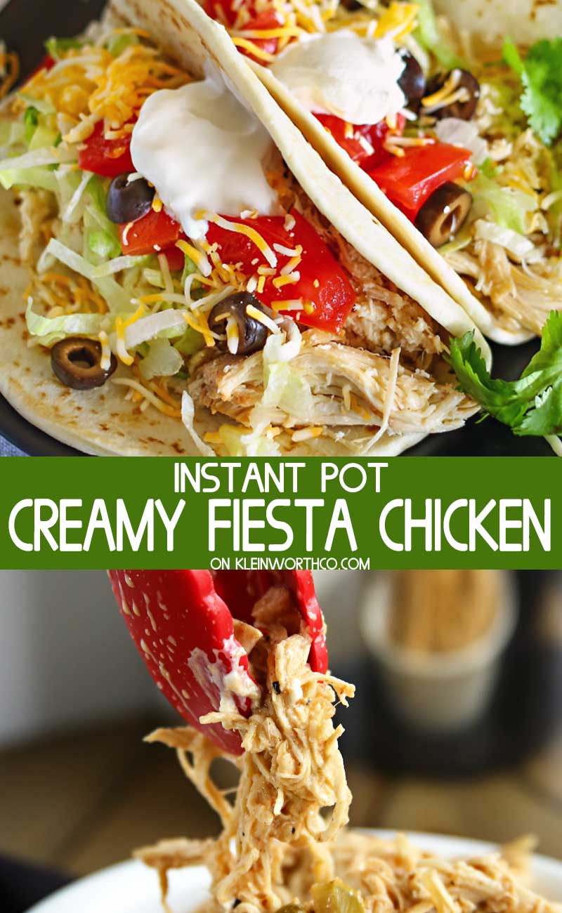 Instant Pot Creamy Fiesta Chicken - Taste of the Frontier