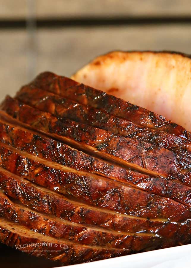 how to make Air Fryer Honey Baked Ham