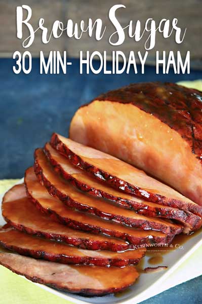 Pressure Cooker Brown Sugar Ham