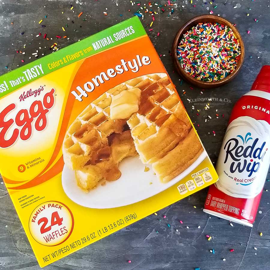 eggo reddi-wip - Easy Churro Waffles