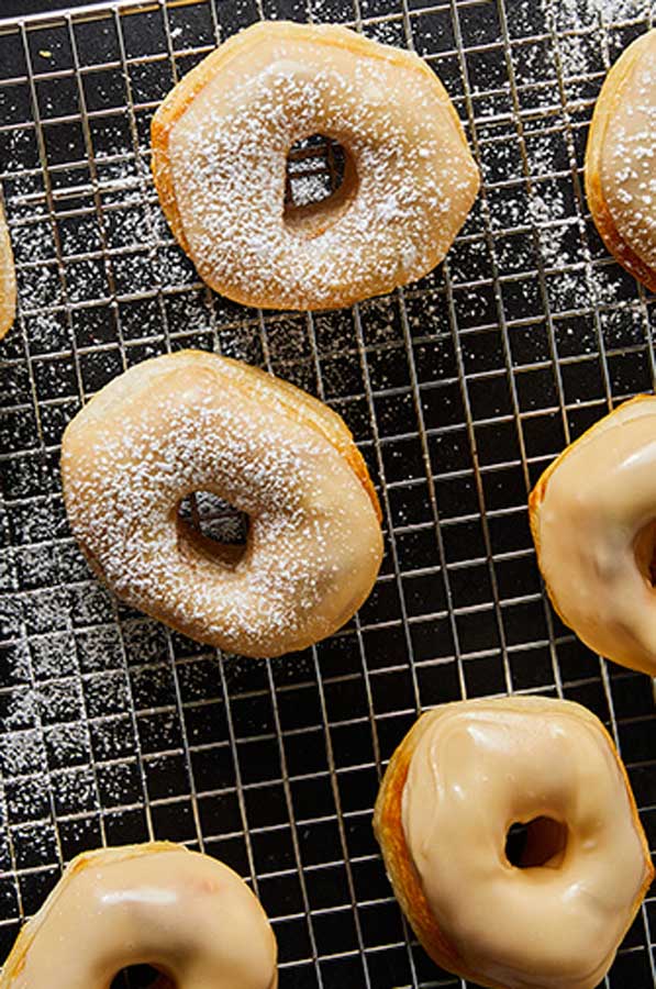 Air Fryer Maple Glazed Donuts recipe